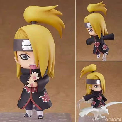 Nendoroid 820 Uchiha Itachi 1481 Deidara Chibi Action Figure Naruto Shippuden Akatsuki Figures Set Anime Model Ornament Toy Gift