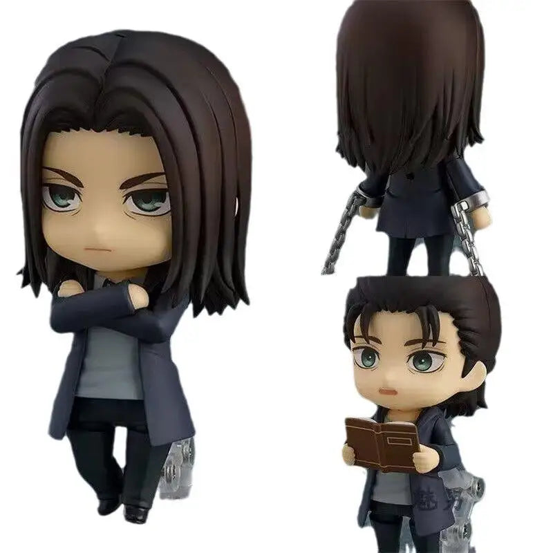 10cm Attack on Titan 2000# Eren Jaeger Eren Yeager The Final Season Anime Action Figure Toys Doll Collection Christmas Gift