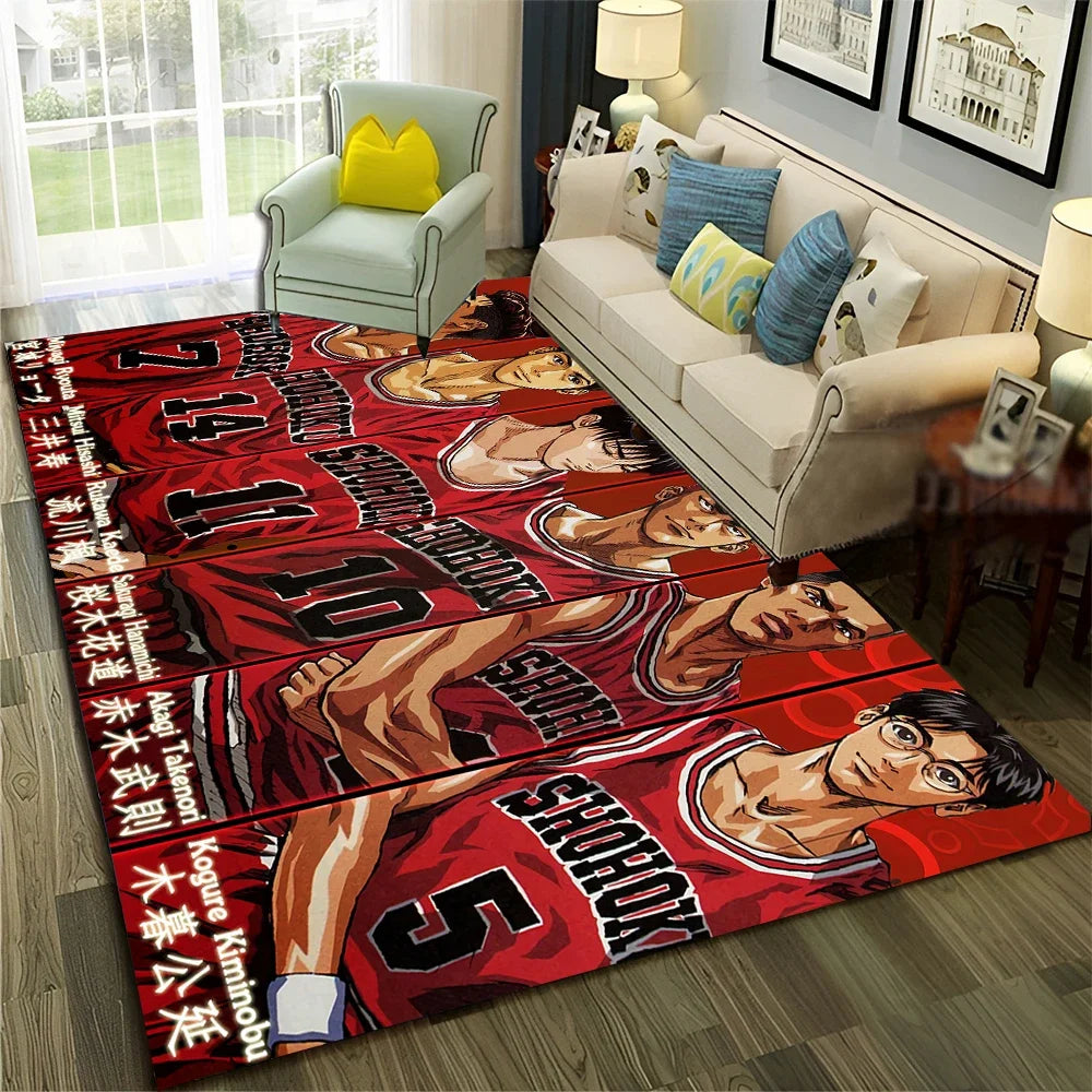 Slam Dunk Basketball Rug