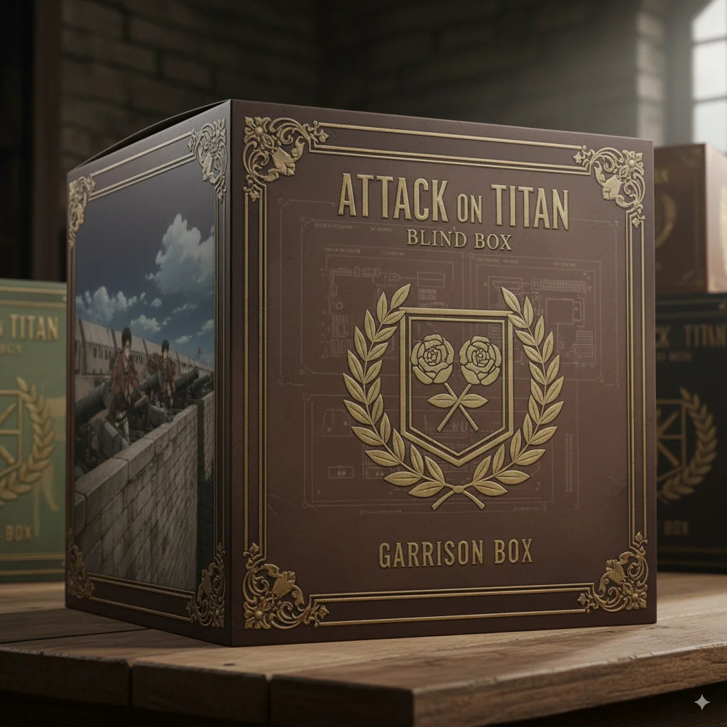 Attack on Titan Mystery Box Shingeki no Kyojin Anime Figures Set Eren Mikasa Levi Action Figure Collectible Desktop Decor Gift