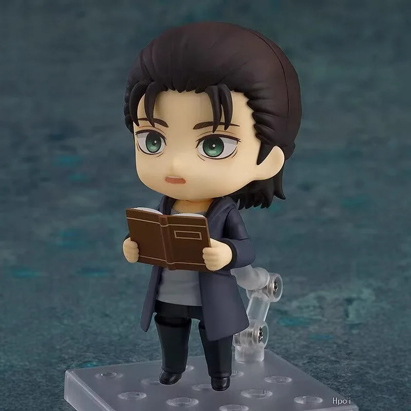 Eren Yeager 2000 Attack On Titan Posable Interchangeable Face Action Figure Desktop Display Collectible Ornament Model