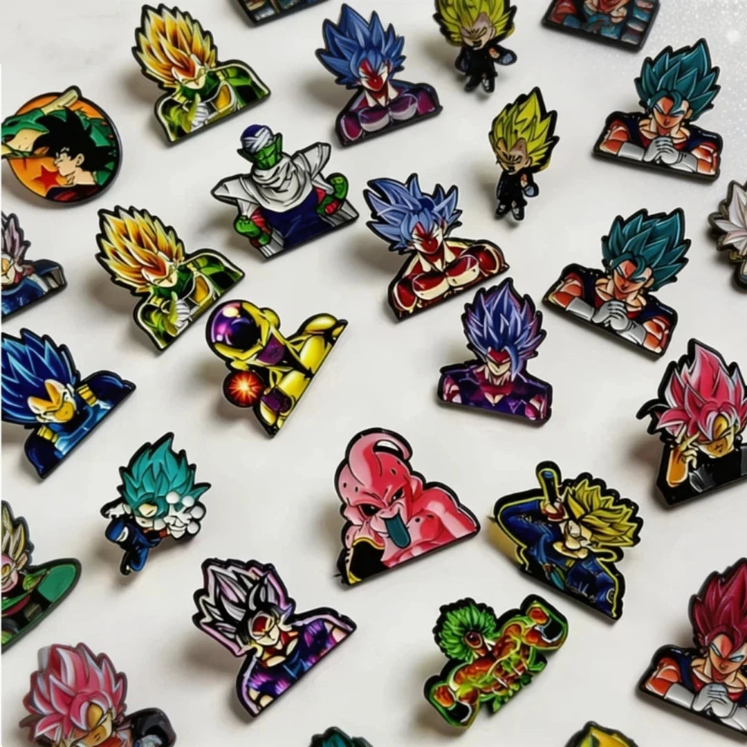 Anime Dragon Ball Funny Metal brooch badge accessory Cartoon Character Creative Pin Clothes Decorative Jewelry Gifts Friends toy