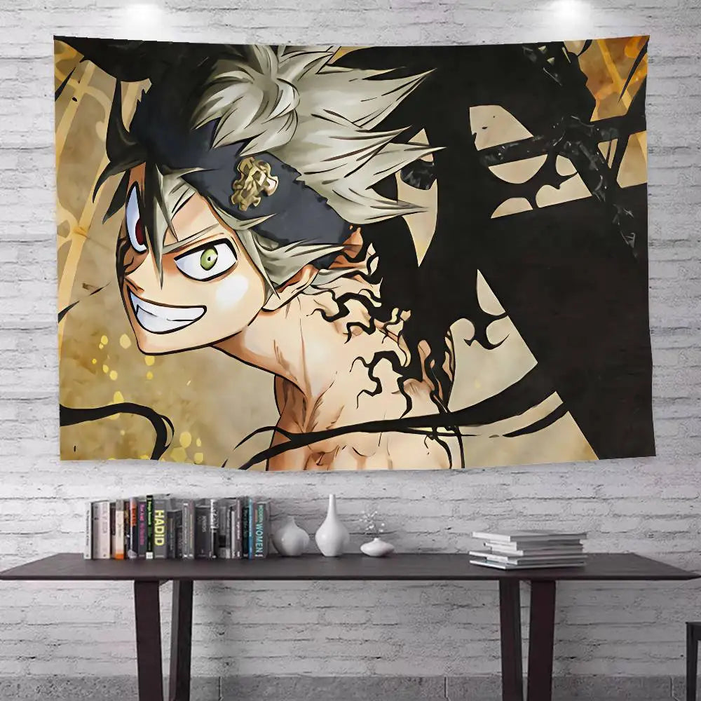 Black Clover Bohemian Tapestry