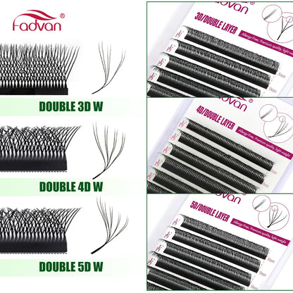 Anime Eyelashes Extensions Fanning Lashes