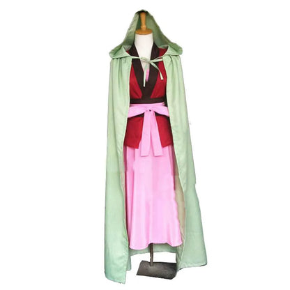 Akatsuki no Yona Princess Cosplay Costume With Cloak Women Halloween Anime Outfits