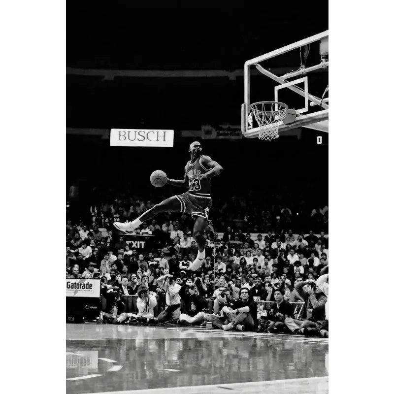Athlete Mindset Jordan Kobe Canvas Poster