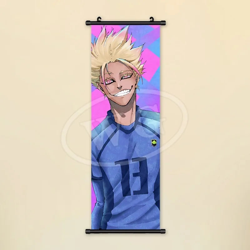 Blue Lock Reo Mikage Canvas Scroll