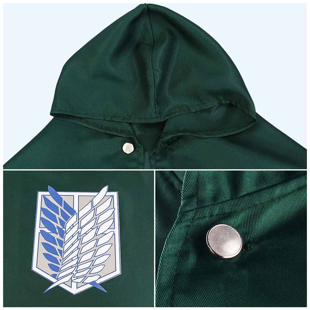 Wings of Liberty soldier chief cape cosplay costume Attack on Titan cape