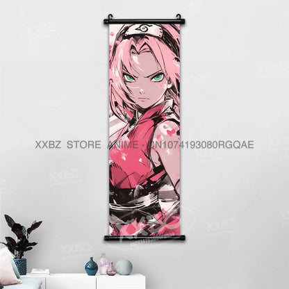 Naruto Hyuga Hinata Canvas Scroll