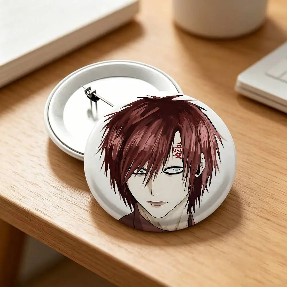 G-Gaara Badges Tinplate Soft Button Pin Brooch Metal Badge Custom Jewelry Accessories Hat Bag Lapel