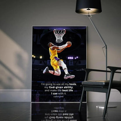 Jordan Kobe Canvas Print