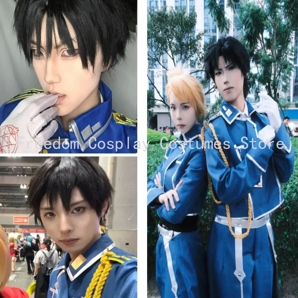 Fullmetal Alchemist Roy Mustang Military Coat – Blue Uniform