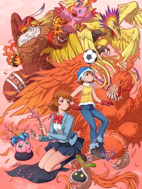 Digimon Agumon Diamond Painting
