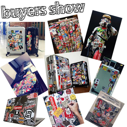 50PCS Horror Vampire Diaries American TV Series Graffiti Laptop Luggage Skateboard Guitar Waterproof Stickers