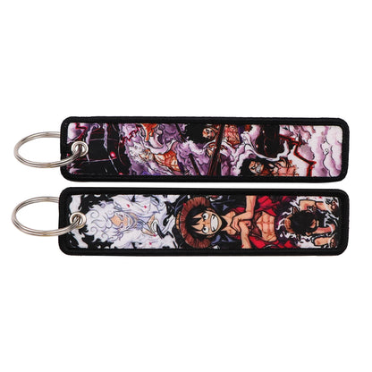One Piece Straw Hat Keychain