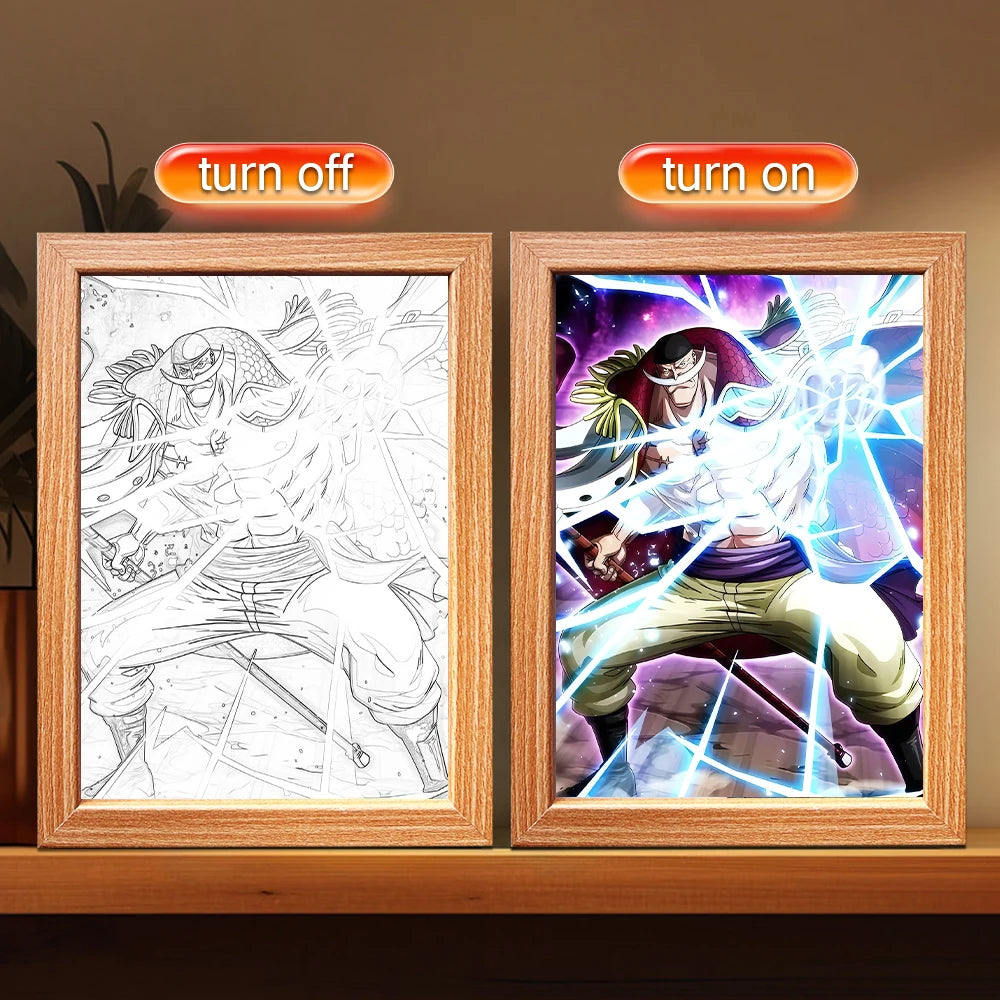 One Piece Luffy LED Frame