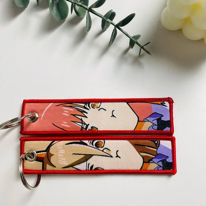 Pokemon Pikachu Embroidery Keychain