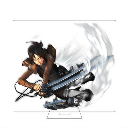 16CM Anime Attack on Titan Cosplay Acrylic Figure Stand Plate Ymir Sasha Braus Conny Springe Ornaments Gifts