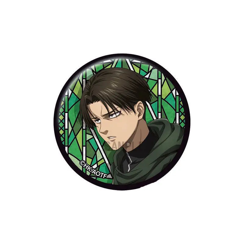 Attack on Titan Levi Ackerman Erwin Smith Anime Badge Metal Tin Pin Collectible Merchandise Fan Gift Manga Series Character