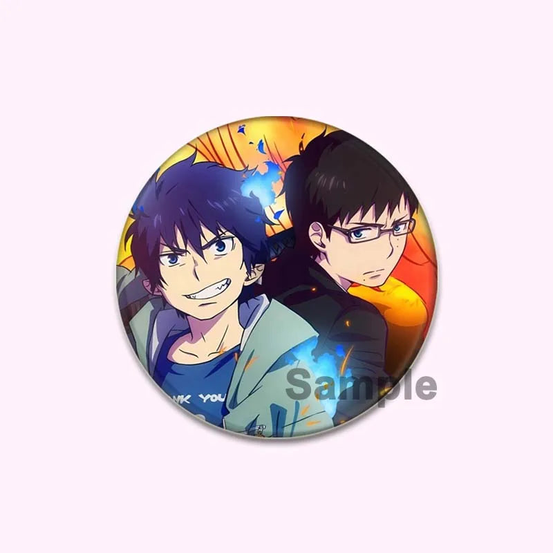Blue Exorcist Okumura Rin Brooch Pins