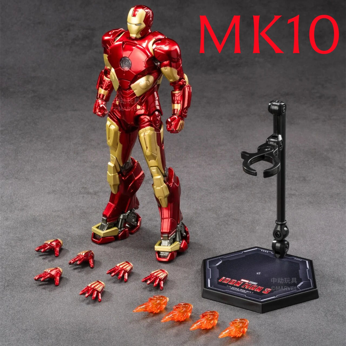 ZD Toys Marvel Studios Iron Man MK3 Action Figure MK35 MK24 MK40 MK38 Tony Stark Ironman Figure Action Collect Toy Gift