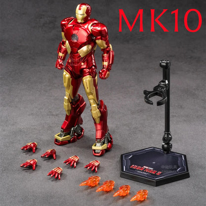 ZD Toys Marvel Studios Iron Man MK3 Action Figure MK35 MK24 MK40 MK38 Tony Stark Ironman Figure Action Collect Toy Gift