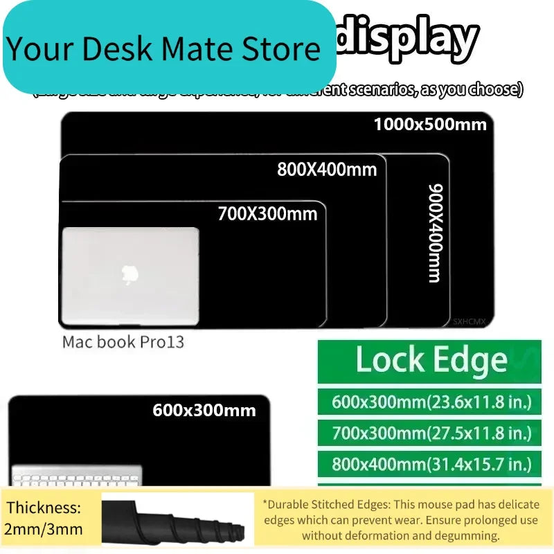 Anime Mouse Pad Large XXL Laptop Mikasa Kawaii Girl Keyboard Rug PC Gamer Cabinet Mousepad Attack on Titan Gaming Desk Mat