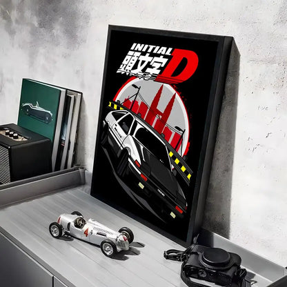 Initial D Car Wall Art