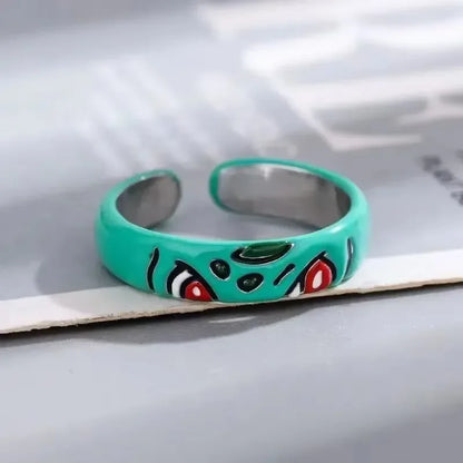Pokemon Litwick Dragonair Ring