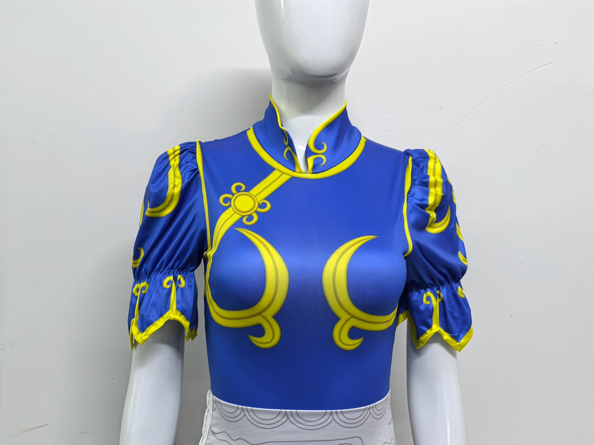 Street Fighter Chun Li Cosplay Costume