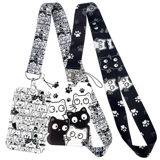 Kawaii Cat Paw Lanyard