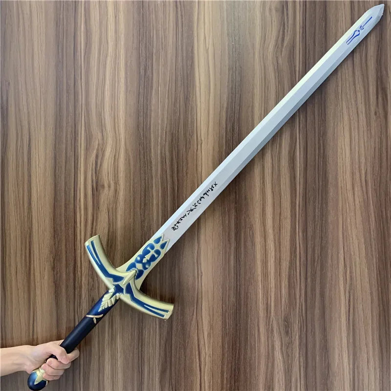 Fate Stay Night Sword Saber Sets Weapon Victory Cosplay 1:1 Black Holy Sword Safety Sword in the Stone Mod