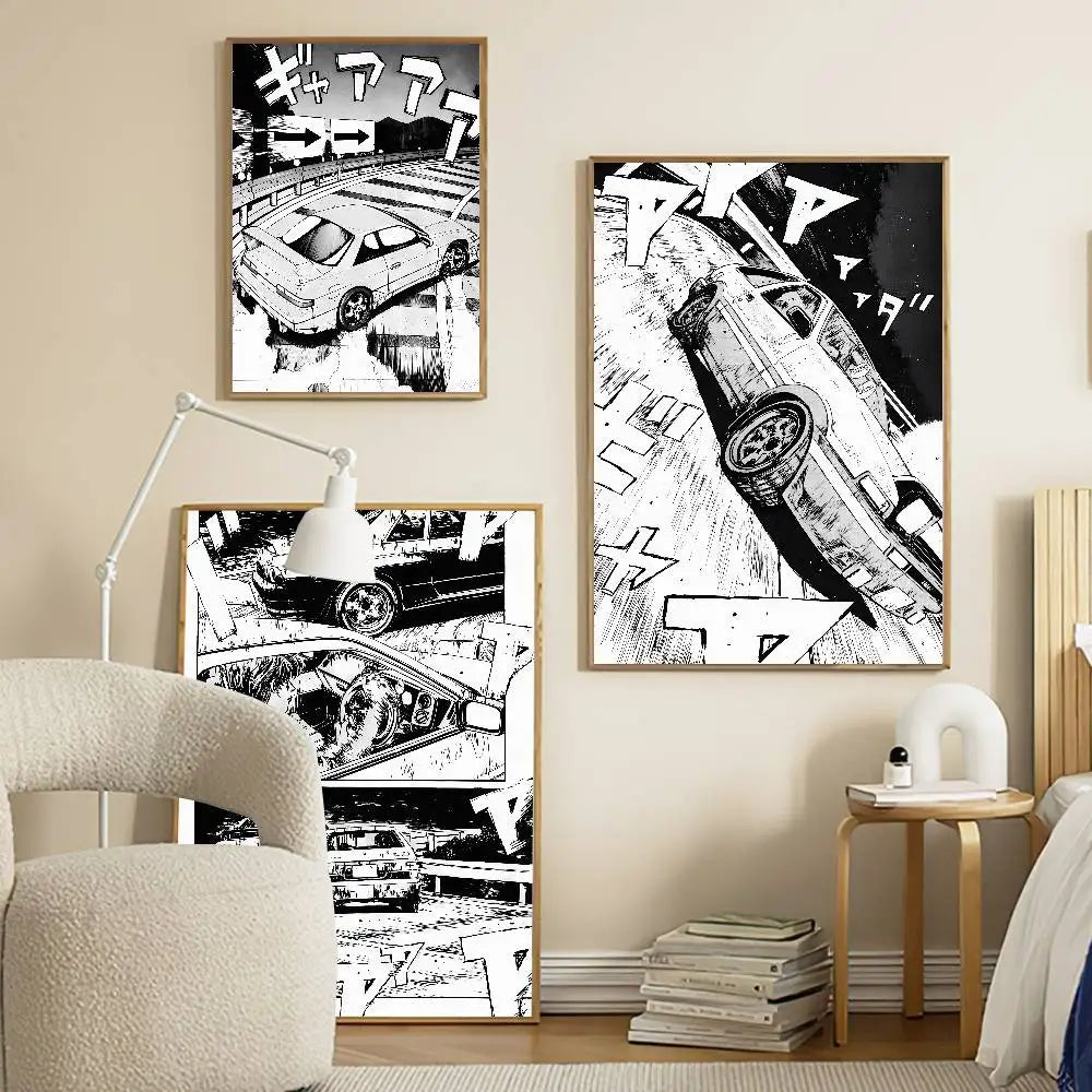 Initial D Poster Sticker