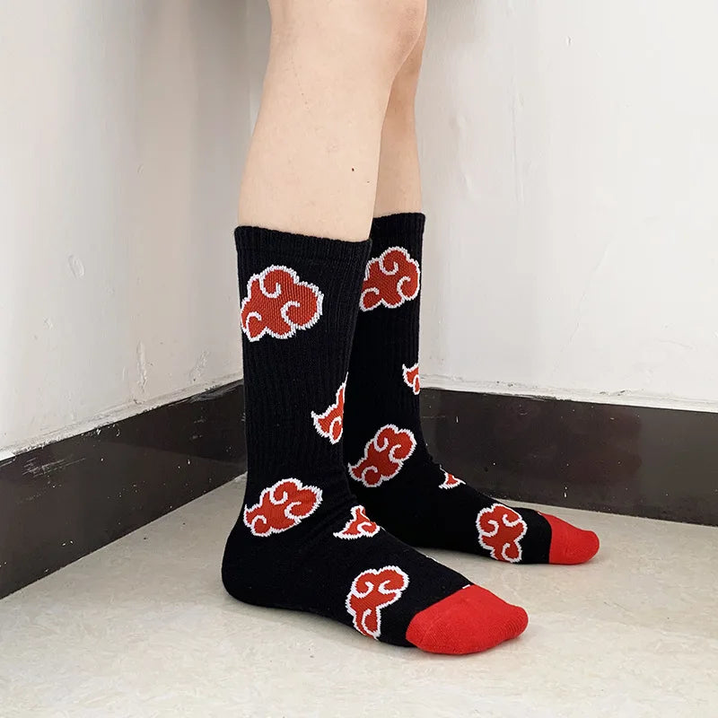 Naruto Akatsuki Long Socks