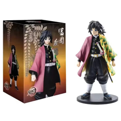 Anime Figure Demon Slayer Figures Kimetsu No Yaiba Doll Tanjiro Nezuko Zenitsu Figurine Inosuke Warrior Action Figure Model Toys