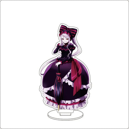 Anime Overlord Acrylic Stand Ornaments Ainz Ooal Gown Shalltear Bloodfallen albedo Cocytus Figure Stand Halloween Gifts