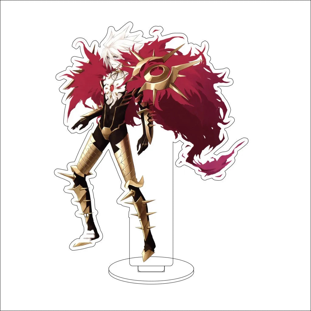 16CM Anime Fate/stay night Altria Pendragon Rin Tohsaka Illyasviel von Einzbern Cos Acrylic Figure Stand Ornaments Gifts