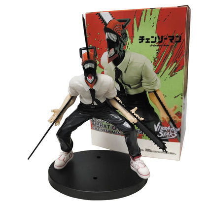 Man chainsaw denji anime figure denji/power action figure 1560 chainsaw man denji statuette adult model collectible doll toy