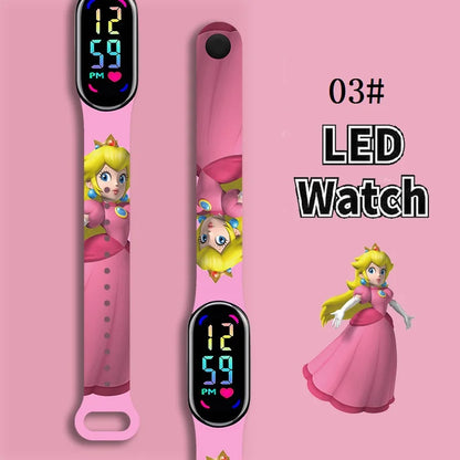 Kids LED Watch Touch Control Digital Silicone Strap