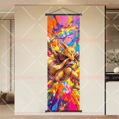 Pokémon Eevee Scroll Painting