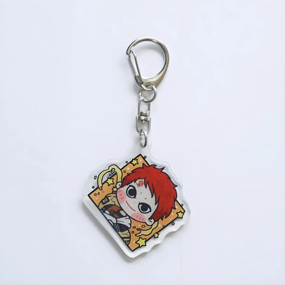 Q Version Acrylic Character Keychain Anime Decoration Collection Lovely Gift for Hinata Hyuga Naruto Uzumaki Gaara Sasuke Uchiha