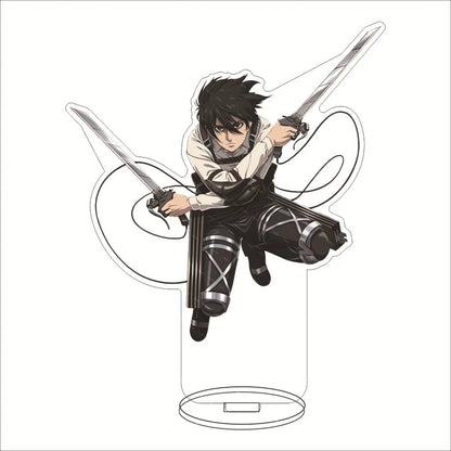16CM Anime Acrylic Stand‌ Attack on Titan Connie Springer Mikasa Ackerman Eren Jaeger Armin Arlert Cos Figure Ornaments Gifts