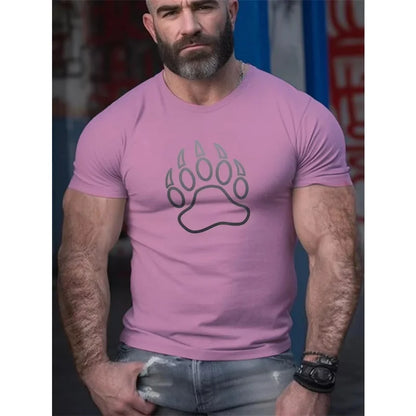 Bear Seal Graphic T Shirt For Men Cute Cool Animals 3D Printed Tees