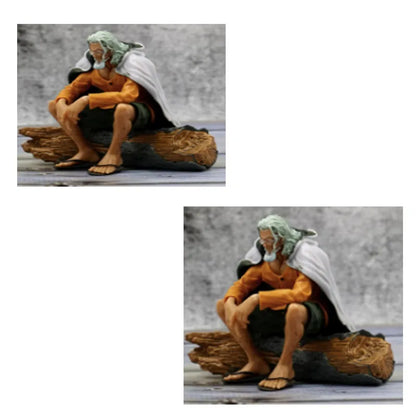 @2026.One Piece Anime Creator x Silvers Rayleigh Action Figure, Luffy's Mentor Rayleigh Collectible Doll Toy, Kids Birthday Gift