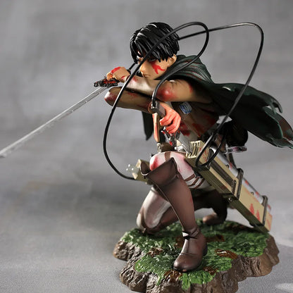 Anime Attack on Titan Figure Rival Ackerman Action Figure Ver. Levi PVC Action Figure Rivaille Collection Model Toys Gift