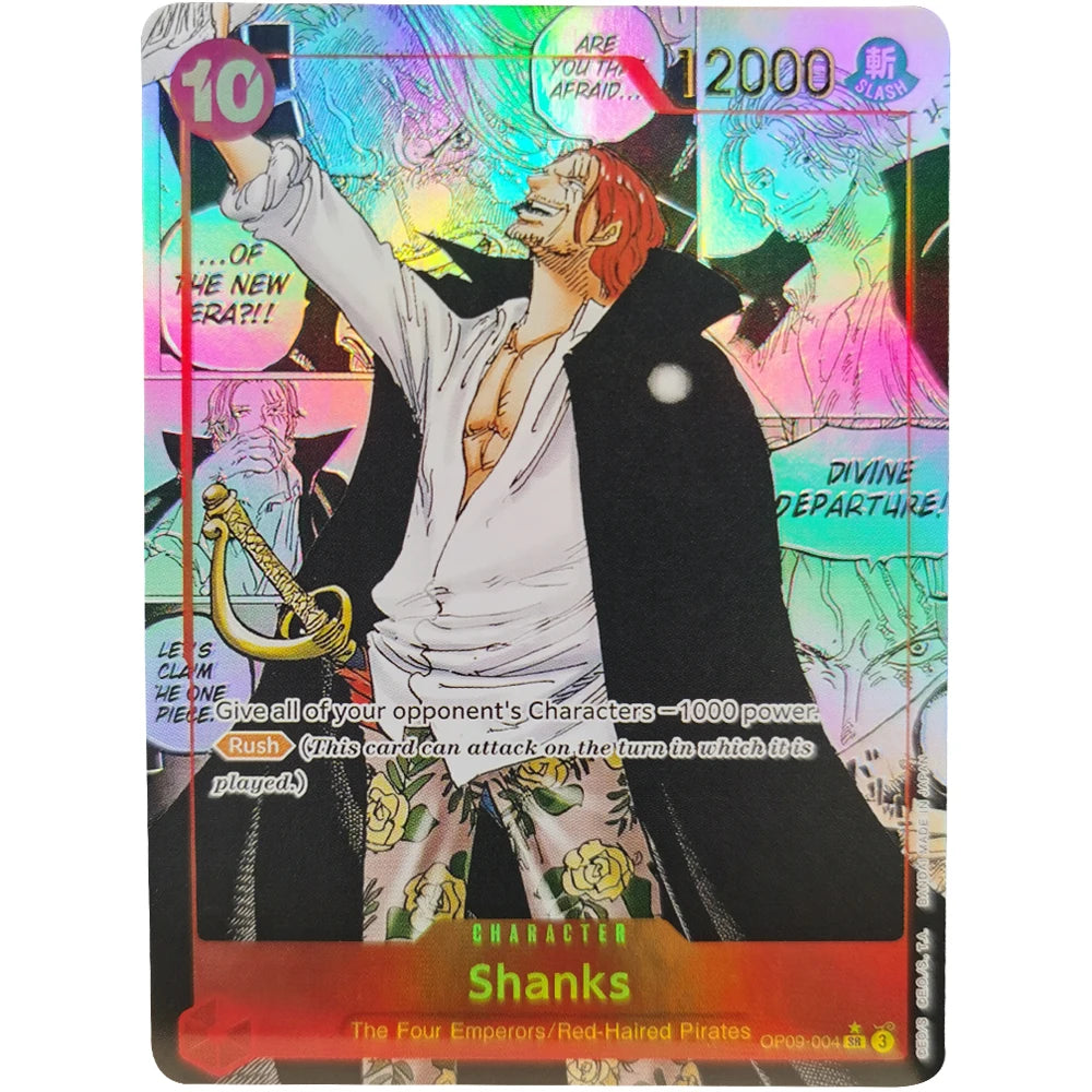 ONE PIECE Collection Cards GAME Monkey.D.Luffy Portgas.D.Ace Sabo  EN DIY High Quality Self Made Game Anime Cards Gift Toy
