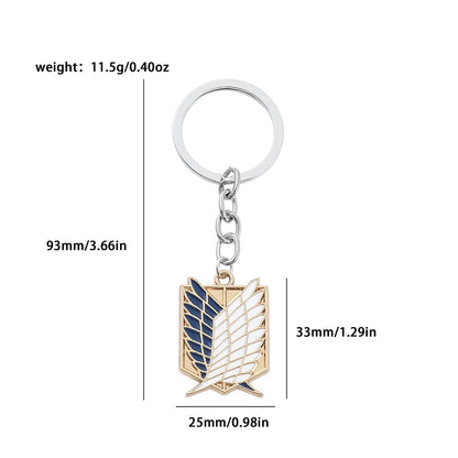 Attack on Titan Enamel Keychain