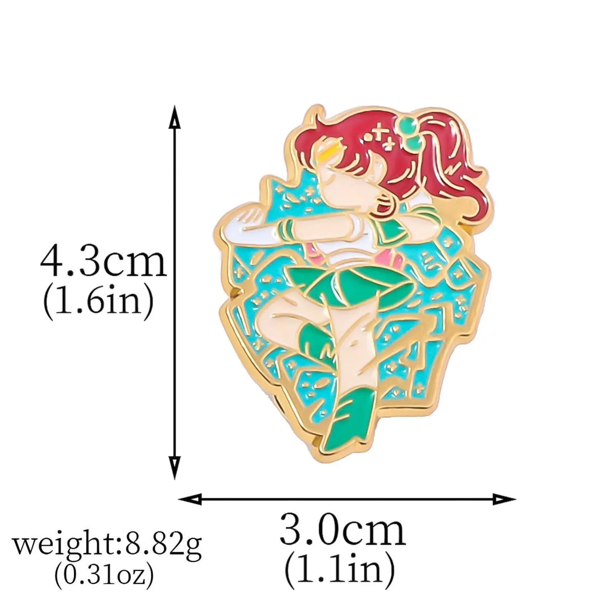 Sailor Moon Tsukino Usagi Enamel Keychain