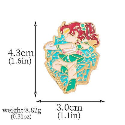 Sailor Moon Tsukino Usagi Enamel Keychain