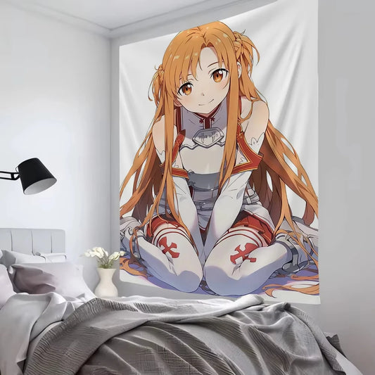 Sword Art Online Yuuki Asuna Tapestry